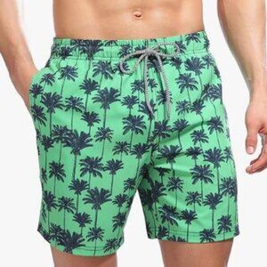 Biwisy Mens Swim Trunks Quick Dry with Mesh Lining
